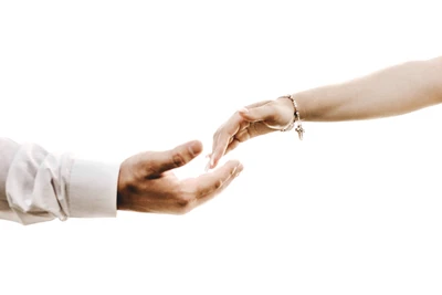 Connecting Hands: A Gesture of Touch and Elegance