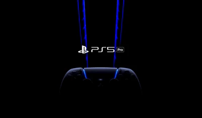 PS5 Pro с контроллером DualSense: Темный игровой опыт