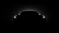 Silhouette of a Bugatti Supercar at the Geneva Motor Show