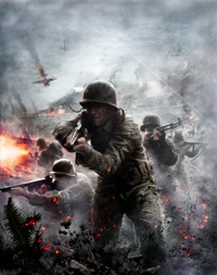 call of duty world at war, call of duty modern warfare 2, call of duty 4 modern warfare, soldier, battle wallpaper