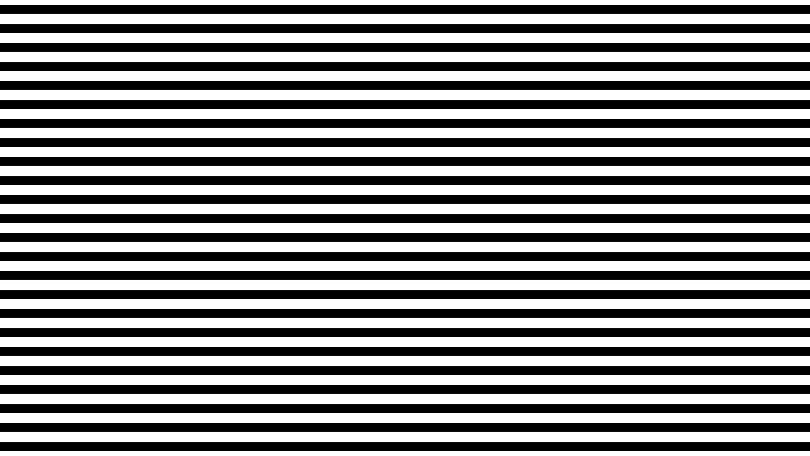 A close up of a black and white striped wallpaper with a clock (black and white, line, polka dot, monochrome mode, text)