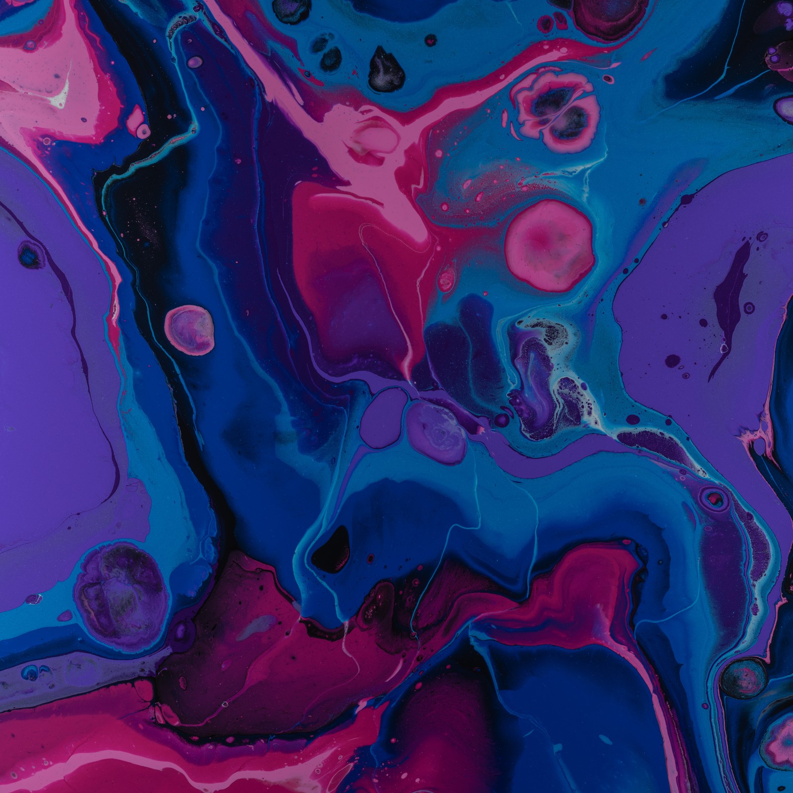 A close up of a purple and blue liquid painting on a surface (purple, paint, blue, art, acrylic paint)