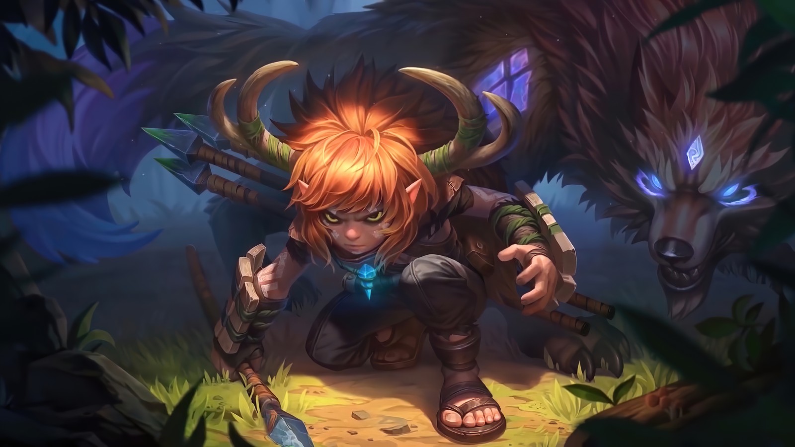 popol and kupa, hunting pals, skin, mobile legends, bang bang Download Wallpaper