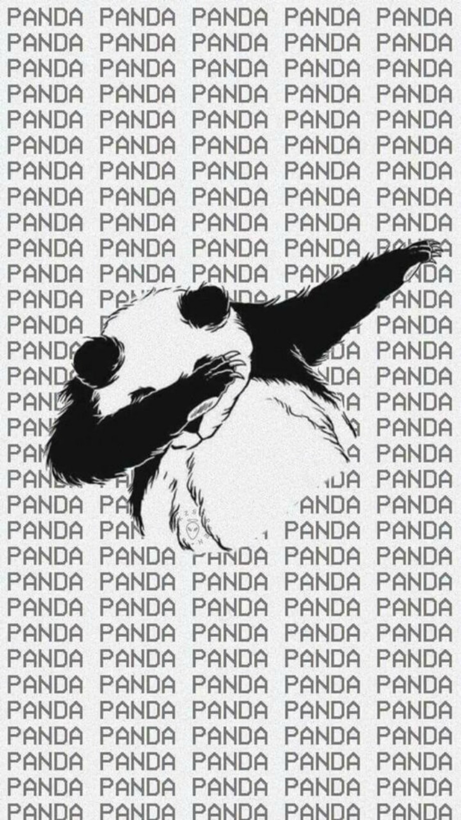 Gros plan d'un panda volant dans les airs (épique, meme, panda)