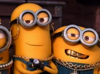 bananas, cartoons, friends, minions