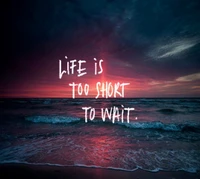 Life is Too Short to Wait: Embrace the Moment