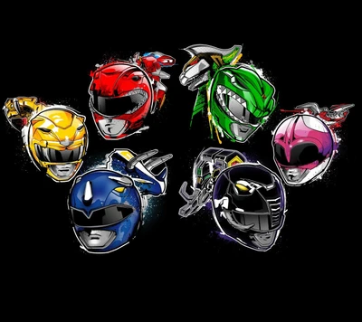 blue, green, mmpr, pink, power rangers