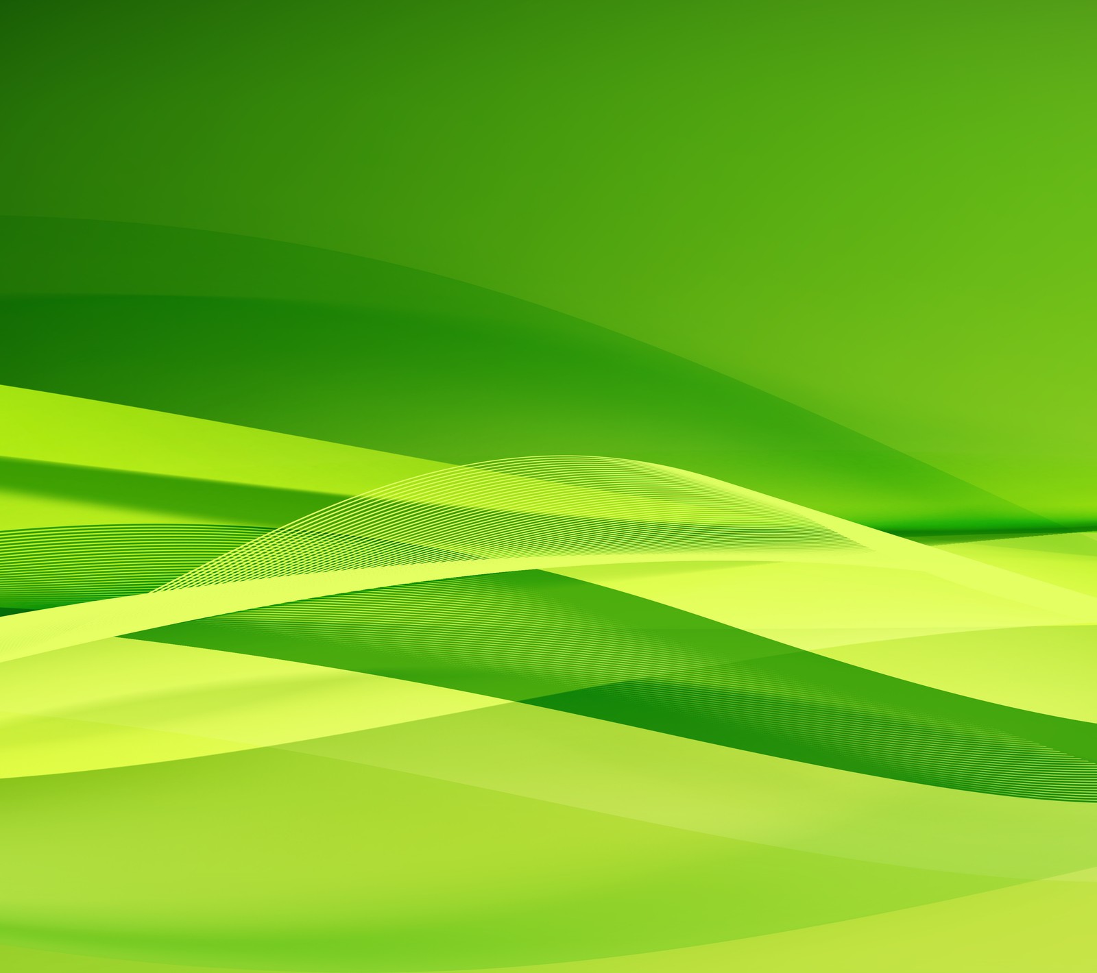 Abstract green background with wavy lines and curves (green, lime, line)