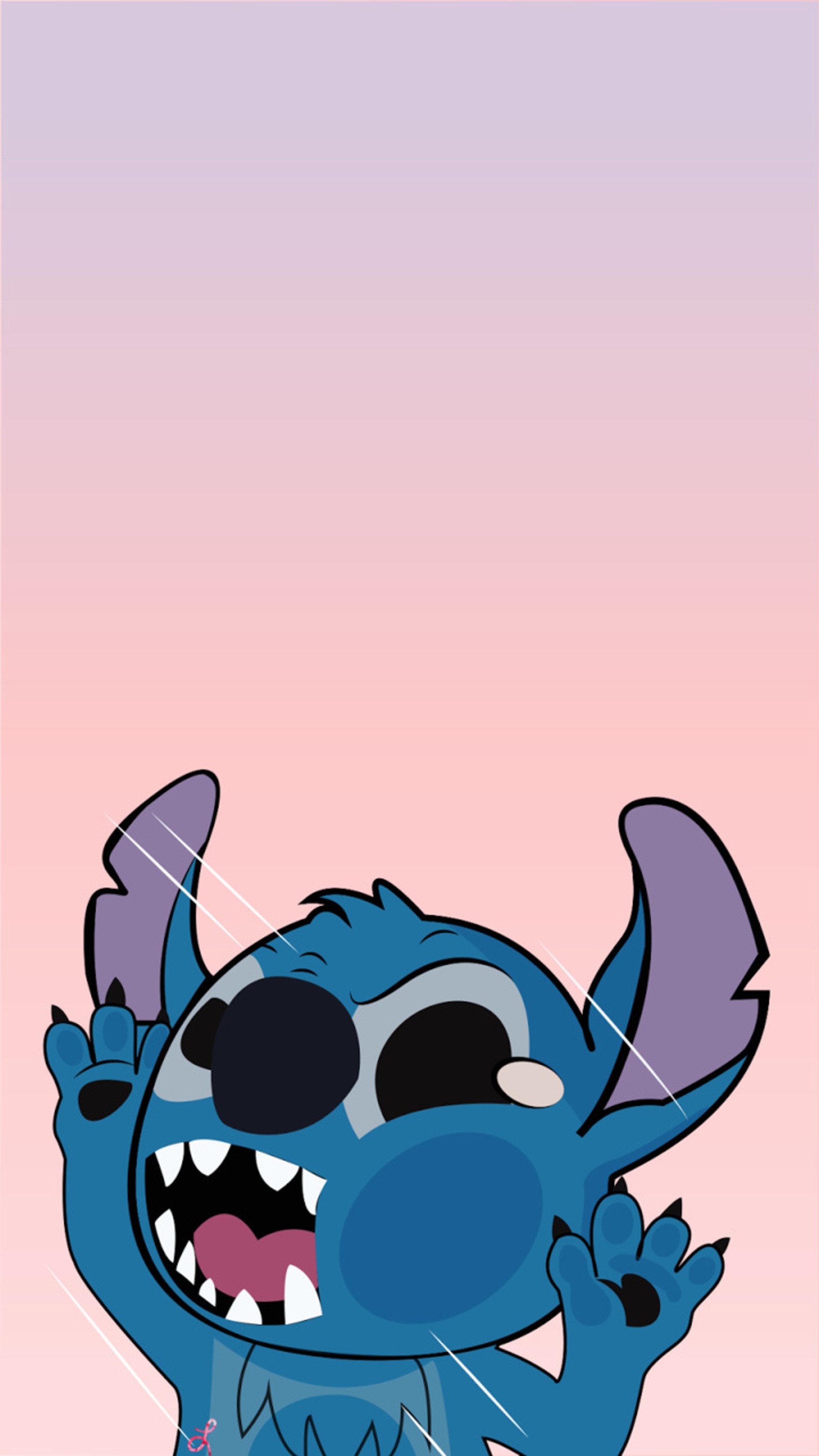 Papéis de parede do stitch (rosa, linha)