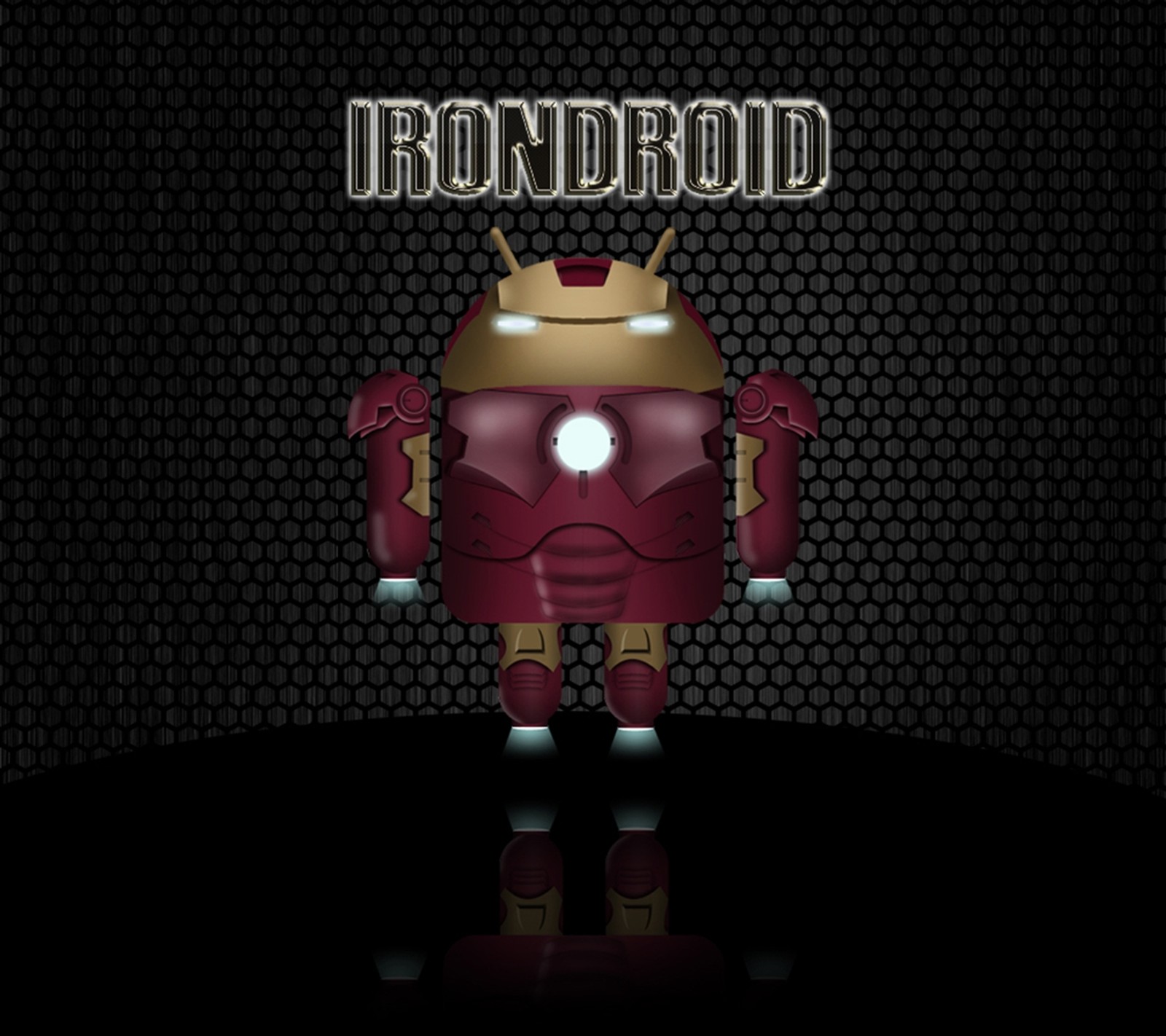 Lade android, droid, ironman, roboter Hintergrund herunter