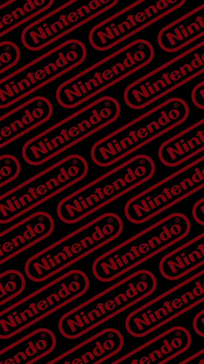 Retro Nintendo-Logo-Muster