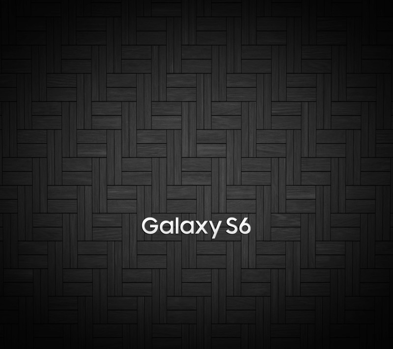 Черные обои с надписью galaxy s6 (галактика, gs6, логотип, узор, s6)