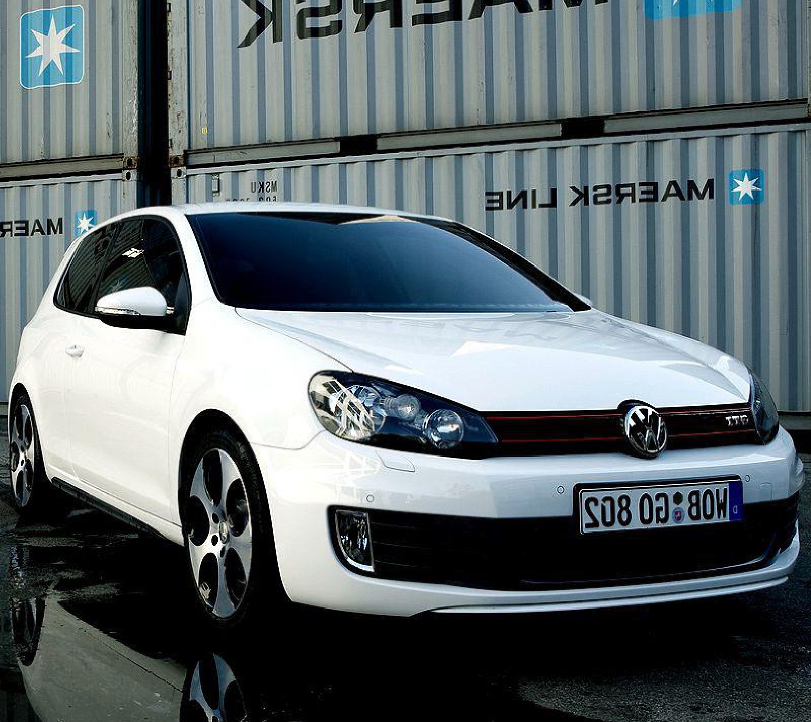 Lade auto, golf, gti, mk6, turbo Hintergrund herunter