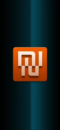 Diseño de logo de Xiaomi: Gráficos modernos en naranja y azul eléctrico