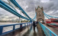 tower bridge, tower of london, river thames, london bridge, suspension bridge wallpaper