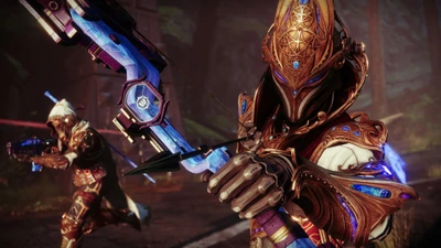 Chasseur dans Destiny 2 : Extension Lumière Tombée Prêt pour le Combat