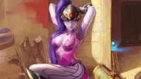 widowmaker, overwatch, video game wallpaper