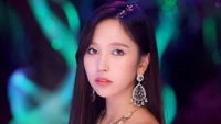 Mina from TWICE: Ethereal Beauty in K-Pop Elegance