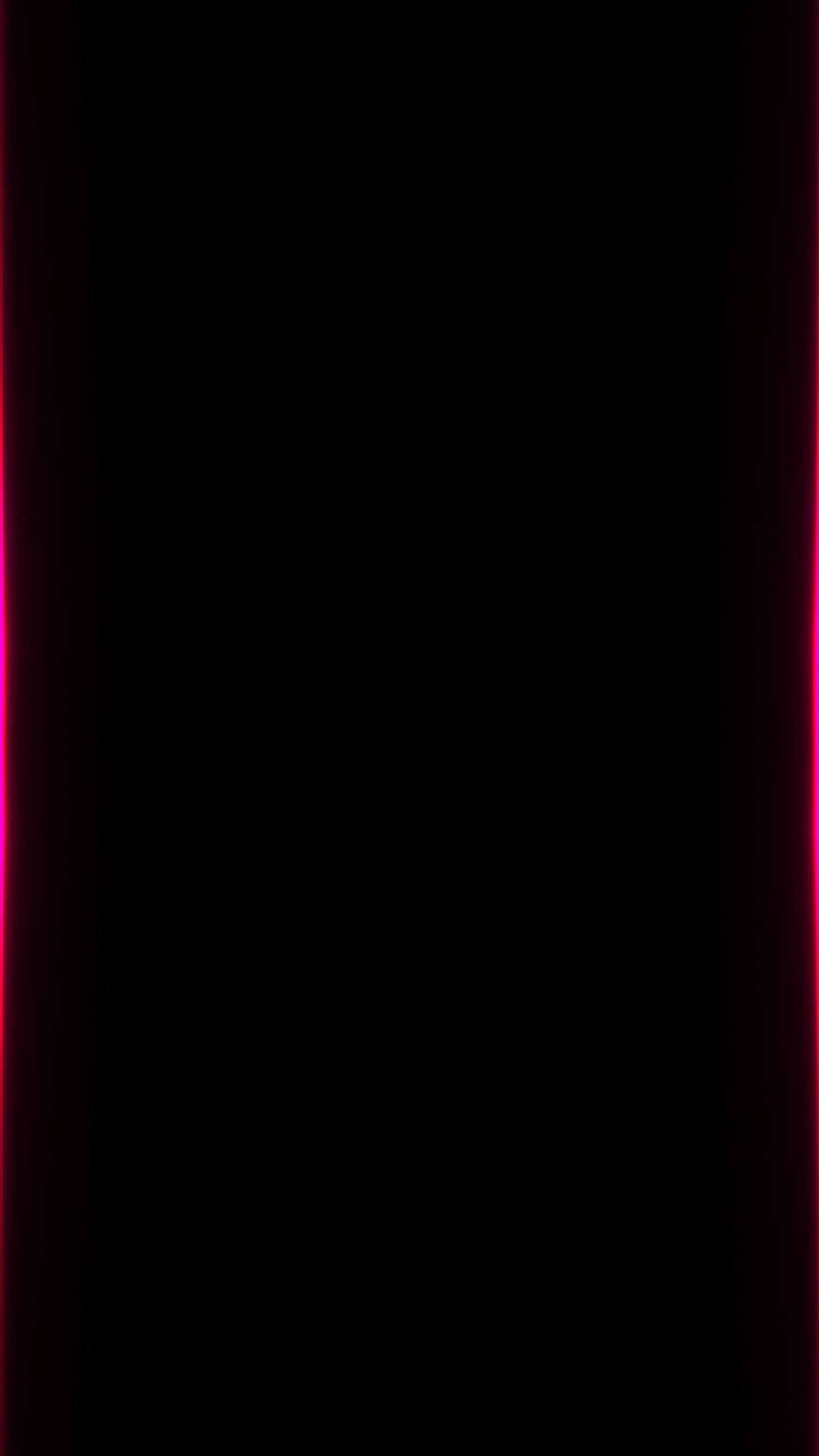 Nahaufnahme eines neonrahmens auf schwarzem hintergrund (kante, edge hintergrund, galaxy s7 edge, samsung)