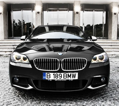 black, bmw, car