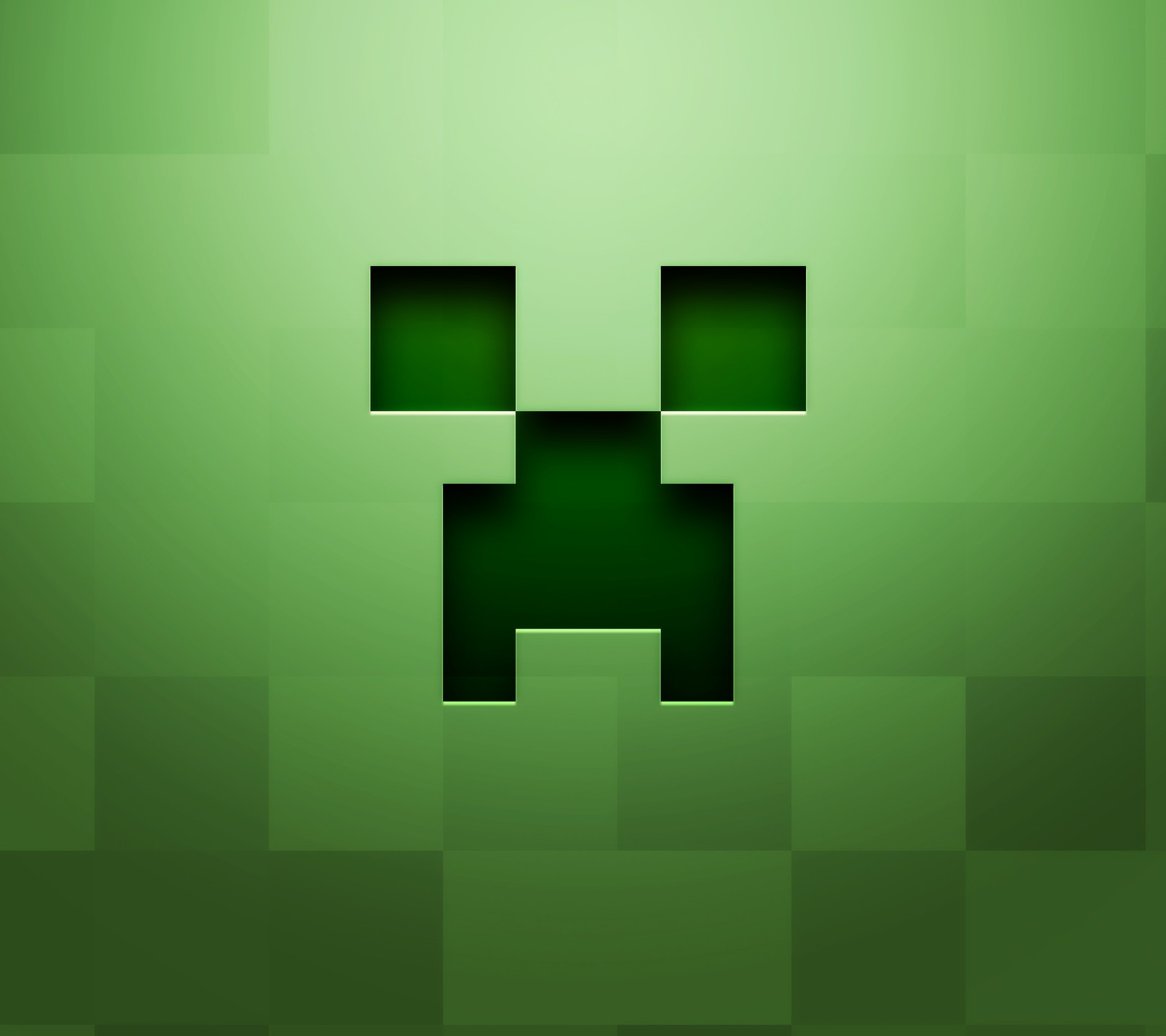 craft, creeper, face, game, mine wallpaper