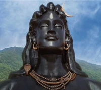 Aadi Yogi: The Majestic Black Statue of Lord Shiva