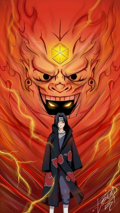 Itachi Uchiha: Enfrentando al Guardián Llamativo