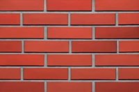 brick, brickwork, ceramic, wall, red wallpaper