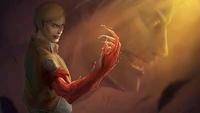 Eren Yeager's Titan Transformation: A Symbol of Power and Resolve in Attack on Titan.