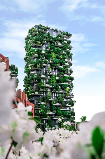 Arquitetura de Jardim Vertical em Milão: Uma Mistura Harmoniosa de Natureza e Design Urbano