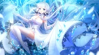 anime mädchen, azur lane, videospiel, illustrious, anime