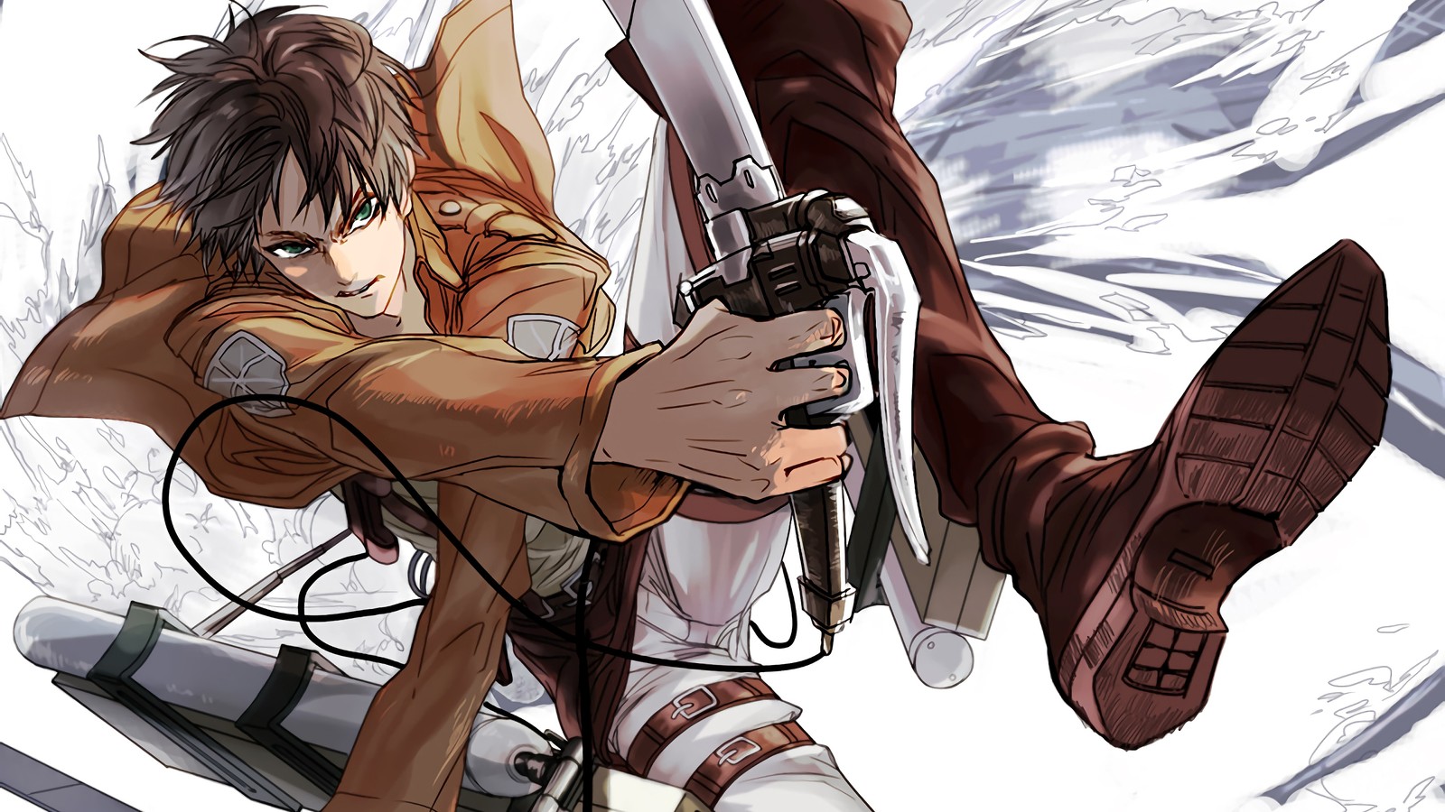 Baixar papel de parede attack on titan, shingeki no kyojin, anime