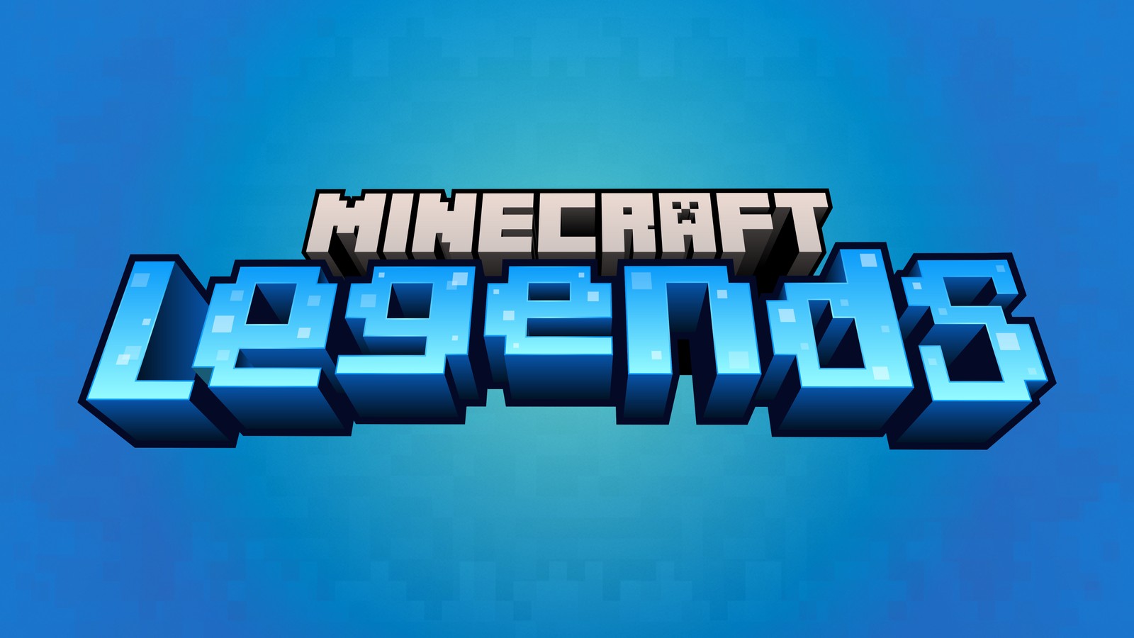 Blauer hintergrund mit den worten 'minecraft legends' darauf (minecraft legends, 5k, spiele 2023, pc spiele, nintendo switch)