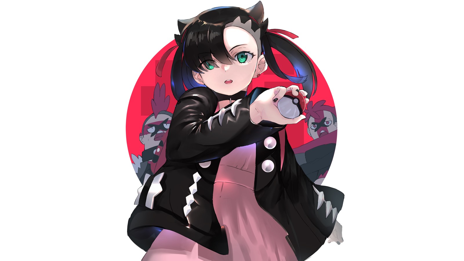 marnie, mary, pokemon sword and shield, video game, gym leader wallpaper