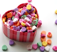 dulces, san valentín, valentine hearts