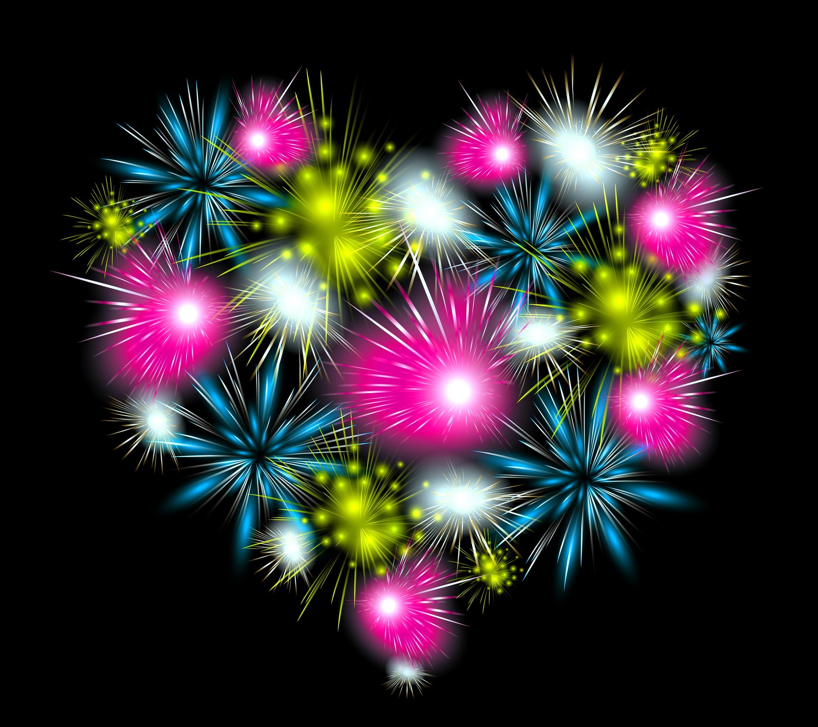 abstract design, background, fireworks colorful wallpaper