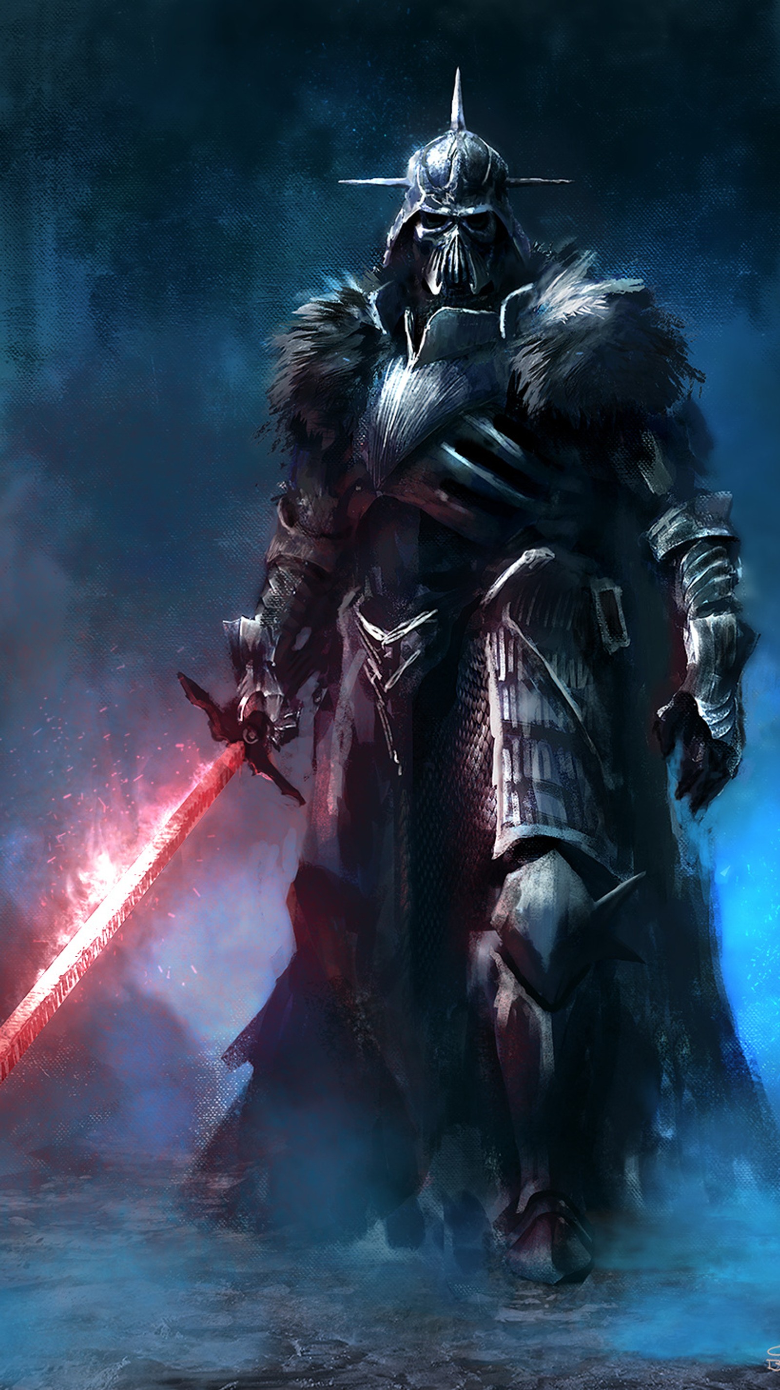 art, dark, darth vader, fantasy, force awakens wallpaper