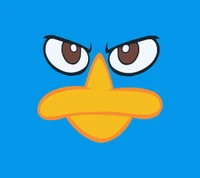 blue, cartoons, duck wallpaper