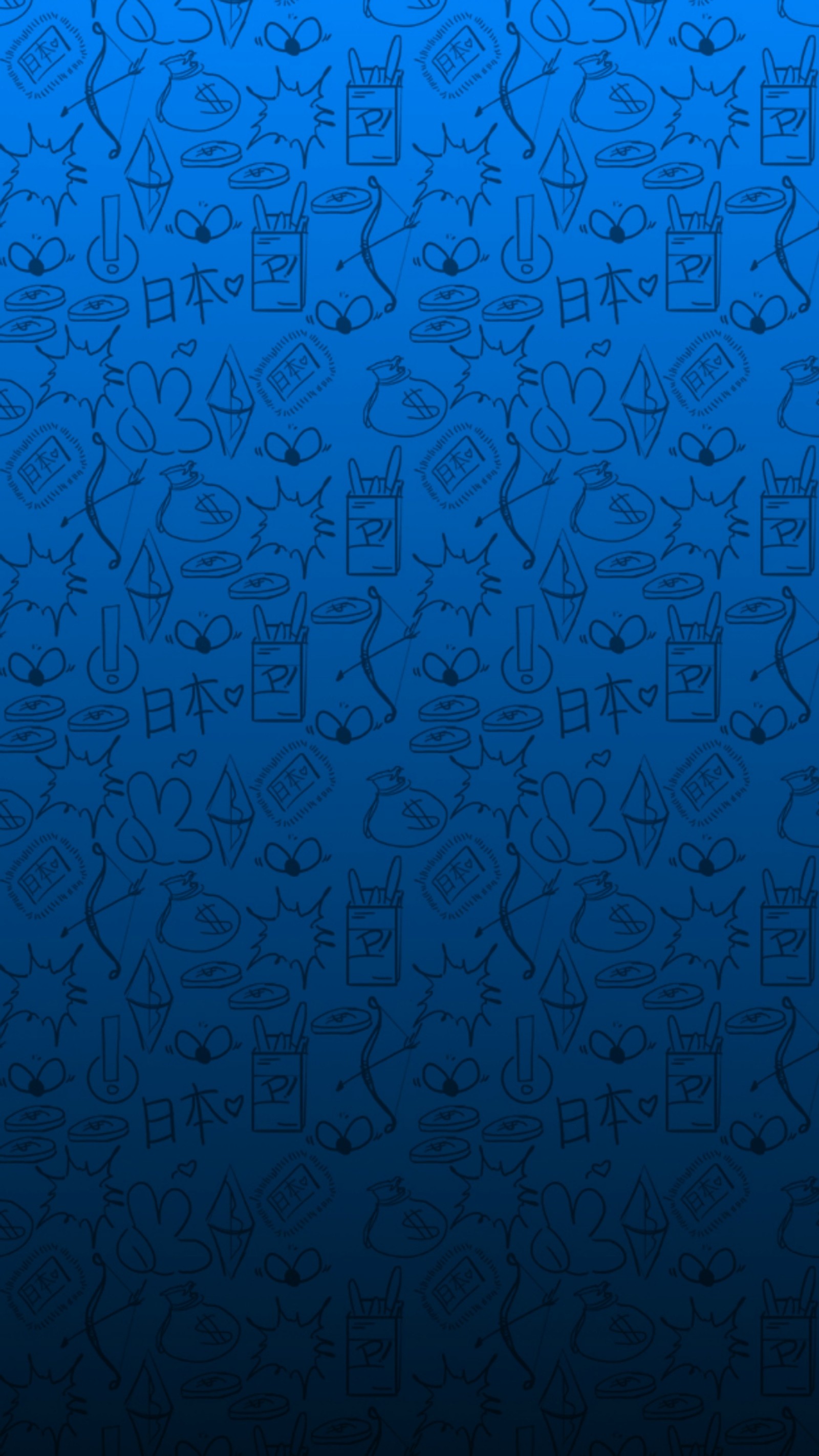 Baixar papel de parede azul, doodling, scribling