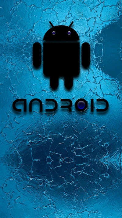 android, schwarz, blau, dunkel, droid