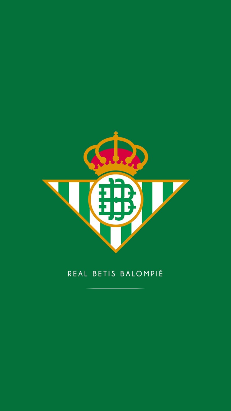 Логотип реала бетис на зеленом фоне (betis, реальный)