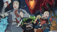 delicious dungeon, anime, netflix, characters, chilchuck tims wallpaper