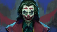 Artistic Representation of the Joker from 2019 Movie