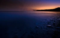 Twilight Serenity Over the Tranquil Shoreline