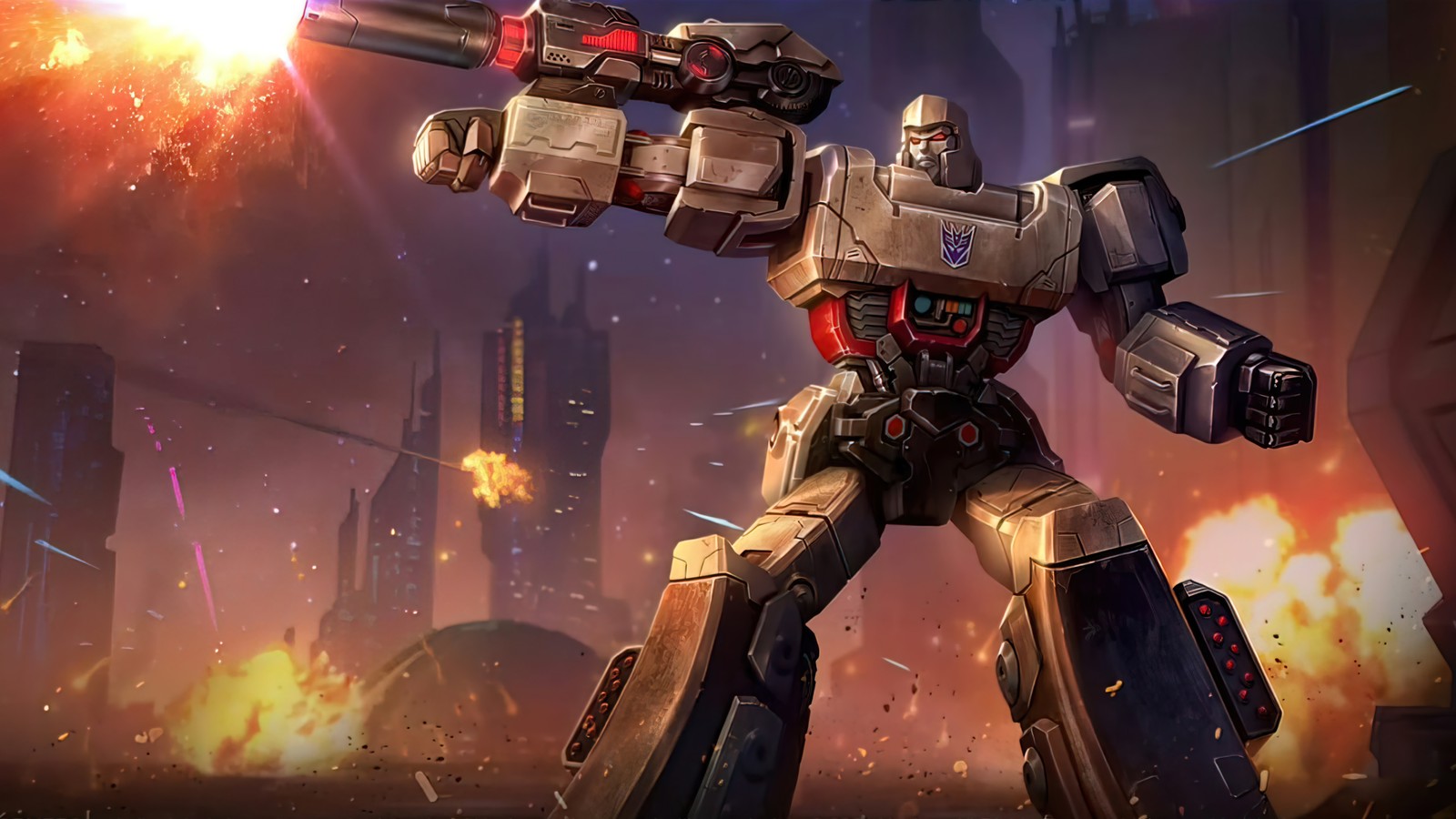 Lade granger, megatron, transformers, haut, mobile legends Hintergrund herunter