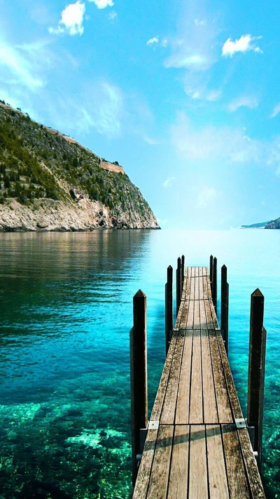 body of water, water, nature, sea, pier