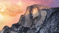 Abendglühen auf El Capitan, Yosemite-Nationalpark