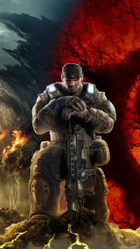 action, game, gears of war