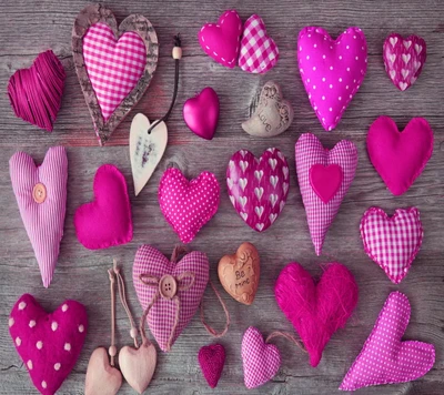 amor, corazones morados