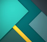 Flat Geometric Design Inspired by Android Lollipop